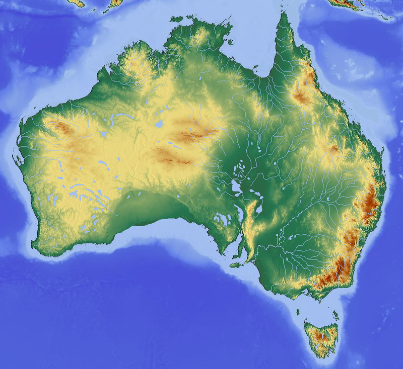 800px-Reliefmap_of_Australia – The Brain Bank North West