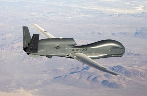 Figure 2: An RQ-4 Global Hawk flying in 2007 (Photo credit: Wikipedia).