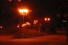 Figure 2. Direct light pollution. These street lights in Atlanta radiate light across a wide area, stargazing near these will be very difficult. Image taken from http://www.darkskiesawareness.org